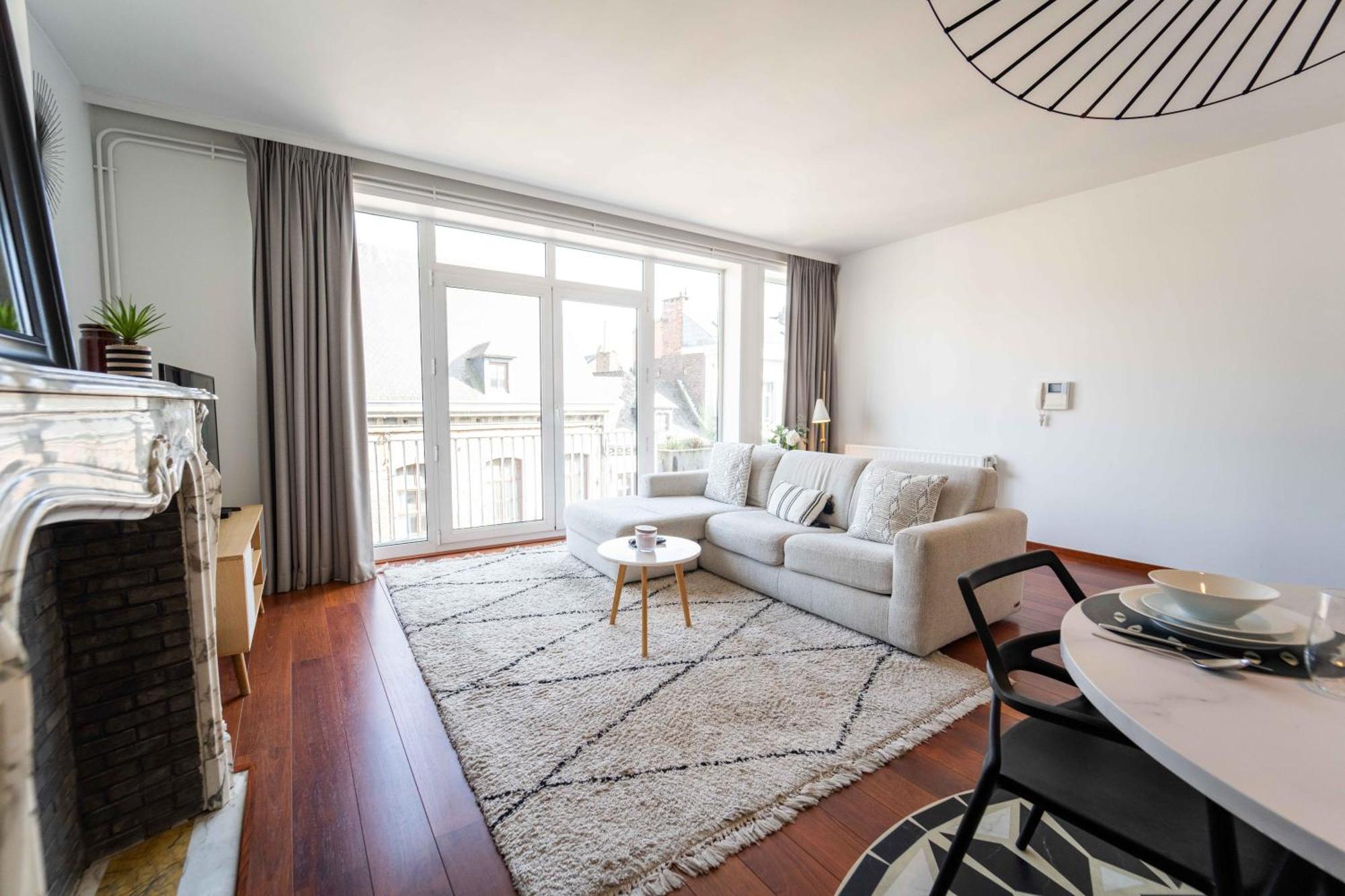 Apartament Luxury Apart' Mons City Center With Terrace Zewnętrze zdjęcie