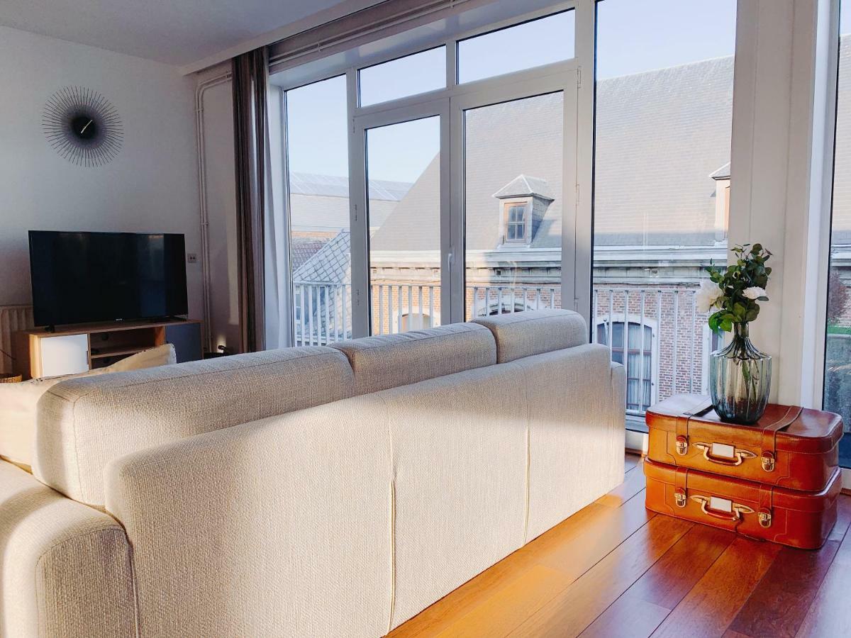 Apartament Luxury Apart' Mons City Center With Terrace Zewnętrze zdjęcie