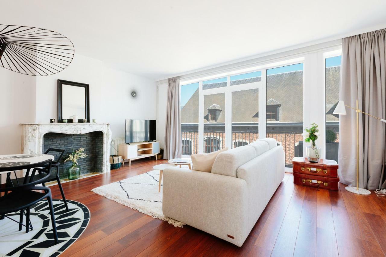 Apartament Luxury Apart' Mons City Center With Terrace Zewnętrze zdjęcie