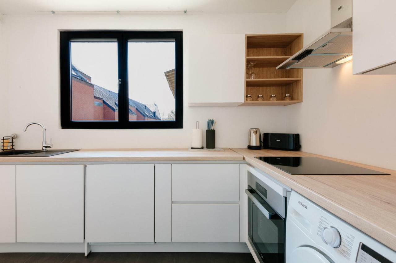 Apartament Luxury Apart' Mons City Center With Terrace Zewnętrze zdjęcie